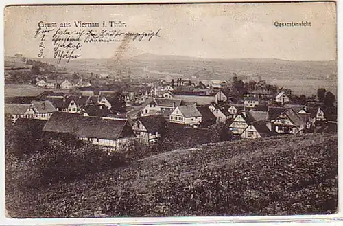 11251 Ak Gruß aus Viernau in Thür. Gesamtansicht 1909