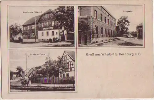 11219 Ak Gruß aus Wilsdorf b. Dornburg a.S. um 1910