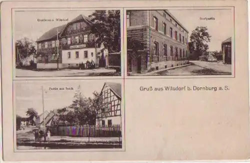 11219 Ak Salutation de Wilsdorf b. Dornburg a.S. vers 1910