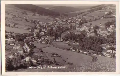 11174 Ak Winterberg dans la forêt de Bohême Vue totale 1939