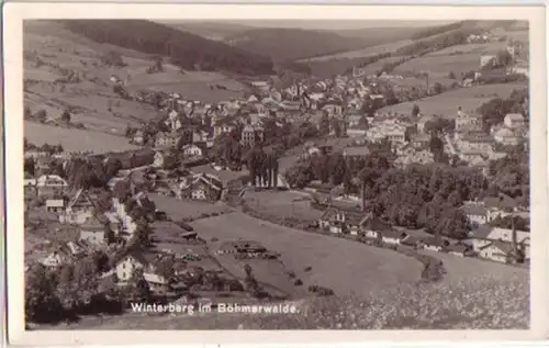 11174 Ak Winterberg im Böhmerwalde Totalansicht 1939