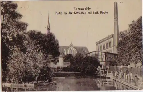 11111 Ak Eberswalde Partie à la noirceur 1910