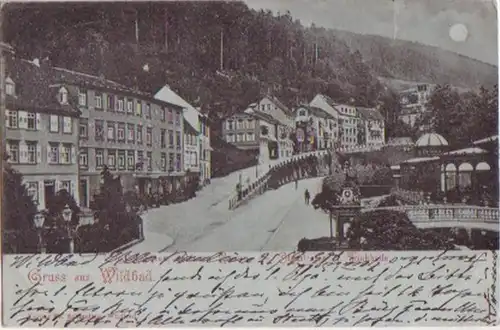 11109 Carte de la Lune de Grauss Wildbad 1898