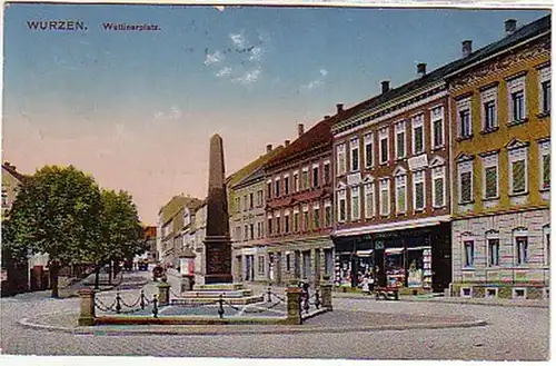11103 Ak Wurzen Wettinerplatz 1916