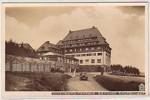 11101 Ak Altenberg Arzgeb. Berghof Raupennest vers 1940