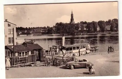 11093 Ak Malkhov station de bateau avec vue sur le monastère 1965