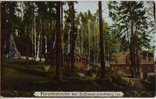 11057 Ak Fürstenbrunn près de Schwarzenberg, en saint 1909