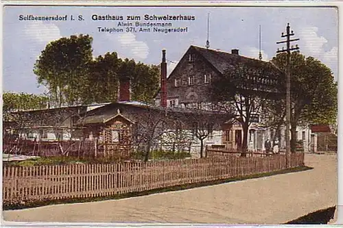 11037 Ak Seifhennersdorf Gasthaus zum Schweizerhaus