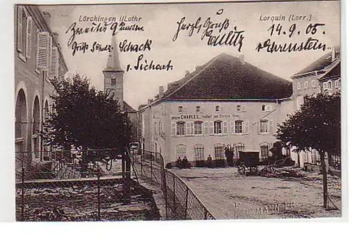 11035 Ak Lörchingen in Lothringen Gasthof 1905