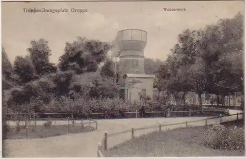11025 Ak Truppenübungsplatz Gruppe Wasserwerk 1911