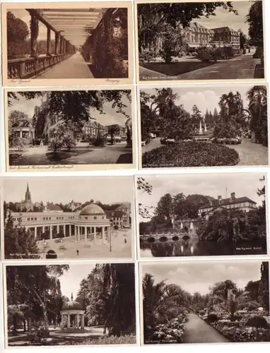 10952/8 Ak Bad Pyrmont Temple de fraise etc. vers 1940