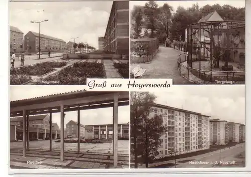 10941 Salutation multi-images Ak de Hoyerswerda 1969