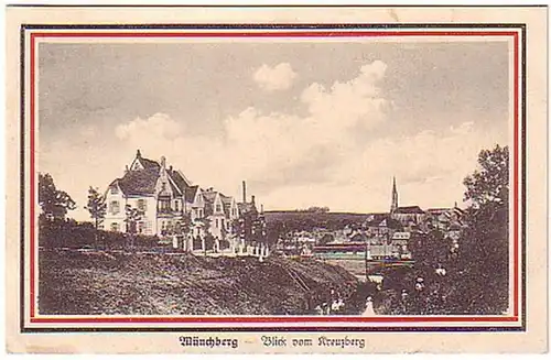 10925 Ak Münchberg Vue du Kreuzberg 1915