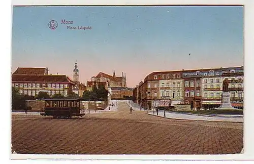 10881 Feldpost Ak Mons Place Léopold 1917
