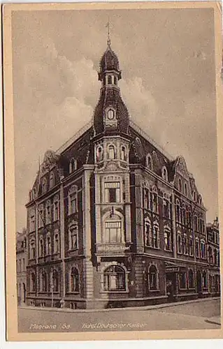 10867 Ak Meerane Hotel deutscher Kaiser um 1930