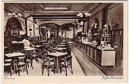 10844 Ak Duisburg Cafe' "Fürstenhof" vers 1940