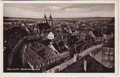 10836 Ak Bayreuth Maximilianstrasse 1936