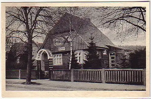 10833 Ak Braunlage / Harz Haus Sandvoss 1940