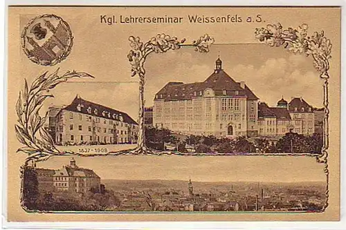 10804 Ak kgl. Lehrerseminar Weissenfels a.S. um 1920
