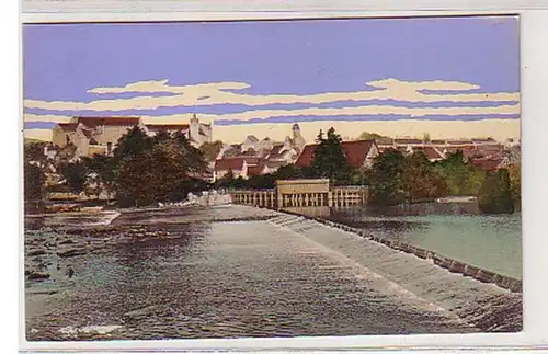 10802 Ak Colditz in Sachsen Muldenwehr um 1910
