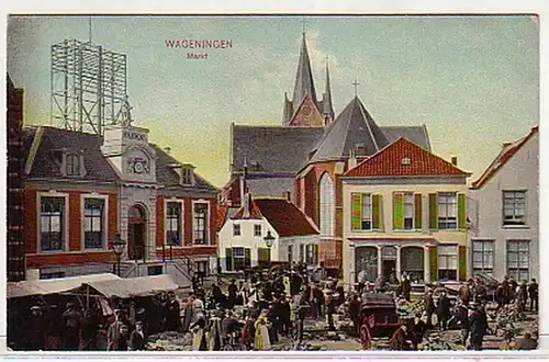 10795 Ak Wageningen Pays-Bas marché vers 1910