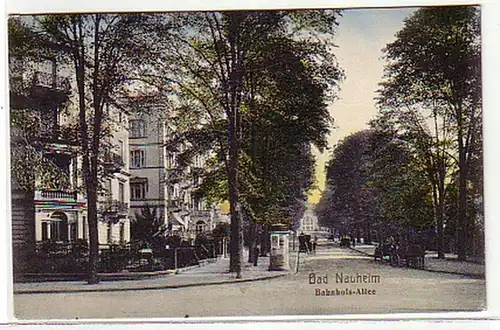 10789 Ak Bad Nauheim Bahnhofs Allee 1916