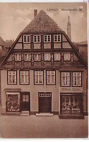 10785 Feldpost Ak Lemgo Mittelstrasse 1918