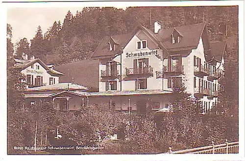10783 Ak Berchtesgaden Hotel Schwebenwirt vers 1940