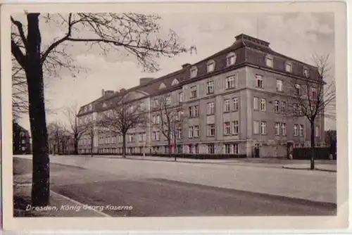 10774 Ak Dresden König Georg Kaserne um 1940