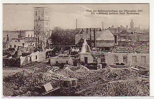10770 Feldpost Ak Stadt Neidenburg Ostpreussen 1915