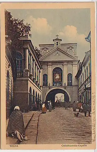 10748 Poste de terrain Ak Vilnius Ostrobramska Chapelle 1916