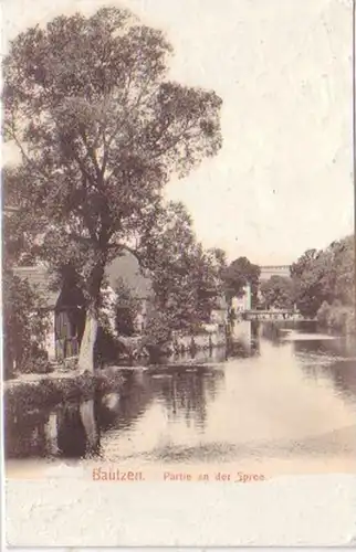 10731 Ak Bautzen Partie à la Spree 1903