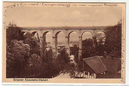 10705 Ak Greener Eisenbahn Viadukt 1918
