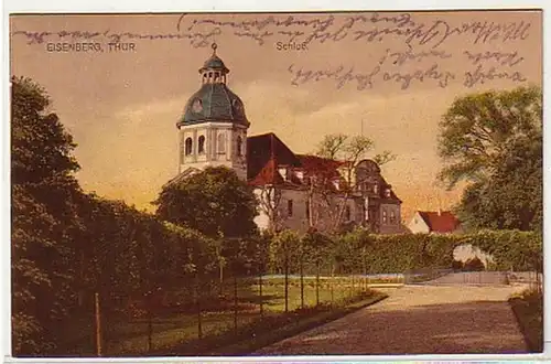 10695 Ak Eisenberg Thuringe Château 1929