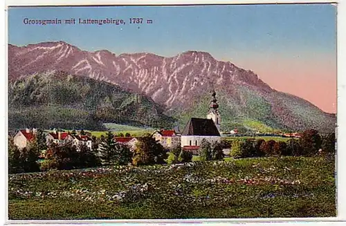 10691 Ak Grossgmain avec des montagnes de lattes 1927