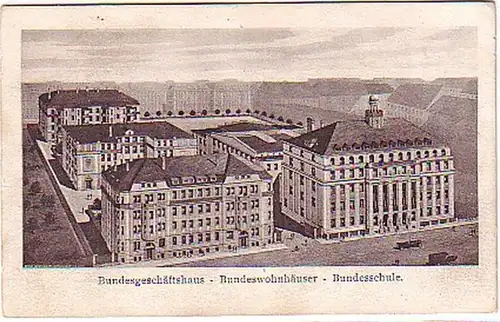 10685 Ak Einweihung der Bundesschule Leipzig 1926