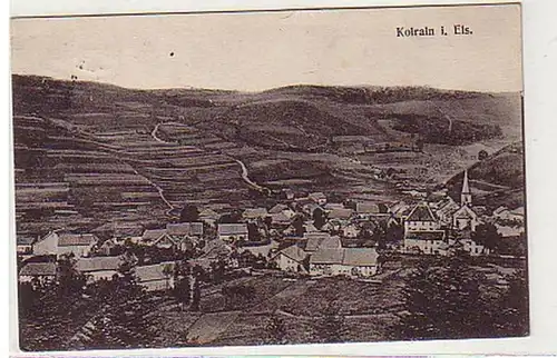 10679 Feldpost Ak Kolrain im Elsass Totalansicht 1916