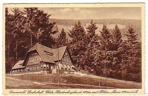 10651 Ak Comté de Glatz Hindenburgbaude 1936
