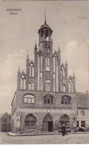 10650 Ak Grimmen Rathaus 1907