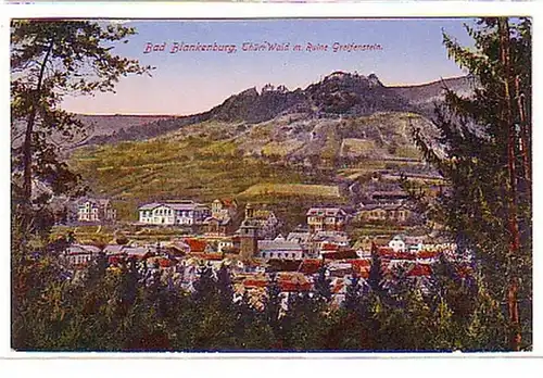 10623 Ak Bad Blankenburg Thürbau. Vue totale 1921
