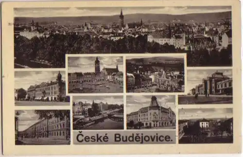 10598 Multi-image Ak Ceske Budejovice Budweis vers 1930