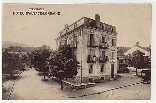 10593 Ak Gerardmer Hotel DÁlsace Lorraine um 1910