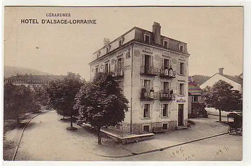 10593 Ak Gerardmer Hotel DÁlsace Lorraine vers 1910