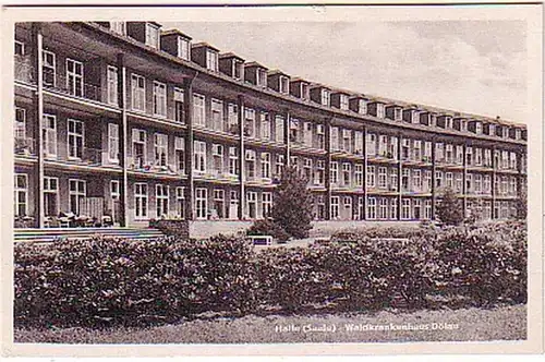 10521 Ak Halle Saale Waldhospital Dölau 1957
