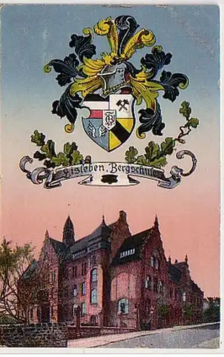 10520 Ak Eisleben Bergschule 1923