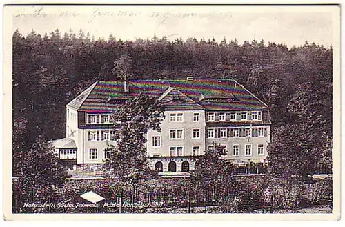 10519 Ak Hohnstein sächs. Schweiz Posterholungsheim 1936