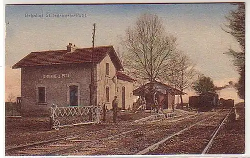 10478 Ak Bahnhof St. Hilaire le Petit um 1915