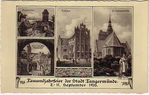 10451 Ak 1000 Fête annuelle de la ville de Tangermünde 1933