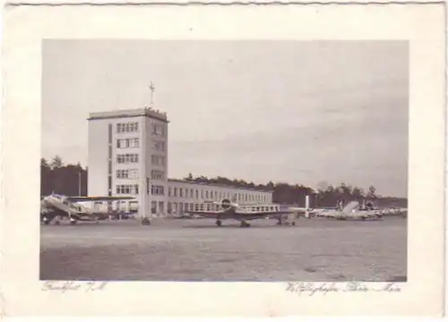 10436 Ak Frankfurt a.M. Weltflughafen Rhein Main 1942