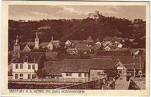 10422 Ak Rencontre à la Werra Château de Normannstein vers 1930